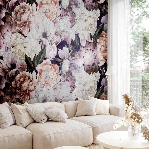 Artgeist Fototapeta Peonies In A Garden, 150x105cm