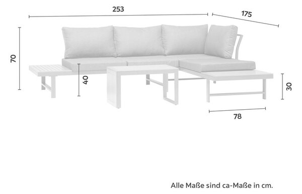 Modern Living Lounge Garnitura Melania, Antracit, Naravna Barva