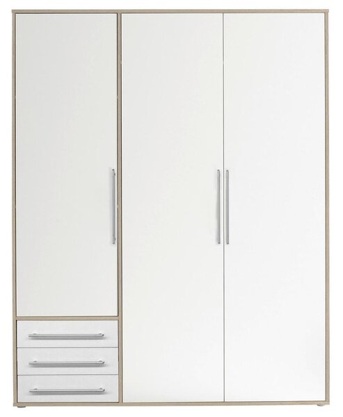 Modern Living Omara S Klasičnimi Vrati Lyss, Bela, Hrast, 155 Cm