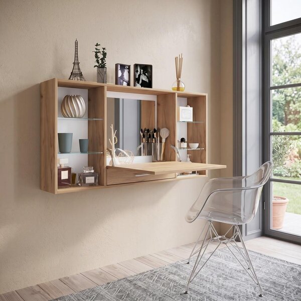 MID.YOU Stenski Regal Teala, Hrast