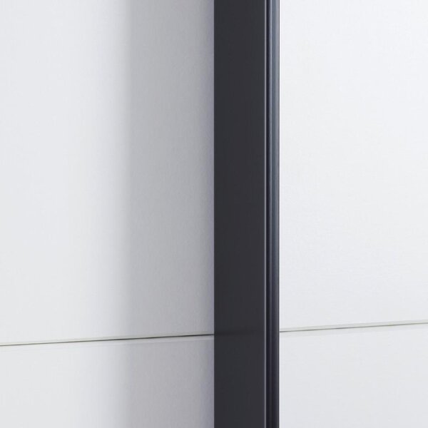 Mömax Omara Z Drsnimi Vrati Cismon, Bela, Barva Hrasta, 270 Cm