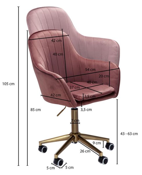 MID.YOU Vrtljivi Stol Spm1.431