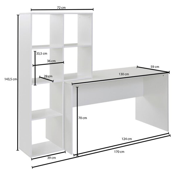 MID.YOU Mladinska Pisalna Miza Wl6.391