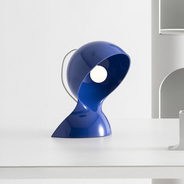 Artemide Namizna svetilka Dalù, modra, višina 26 cm, E14, Modra, Dnevna soba / jedilnica, Plastika, Dizajn