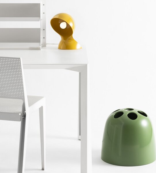 Artemide Namizna svetilka Dalù, rumena, višina 26 cm, E14, Rumena, Dnevna soba / jedilnica, Plastika, Dizajn