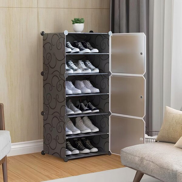 Modularna omarica za čevlje organizator obutve 6 polic