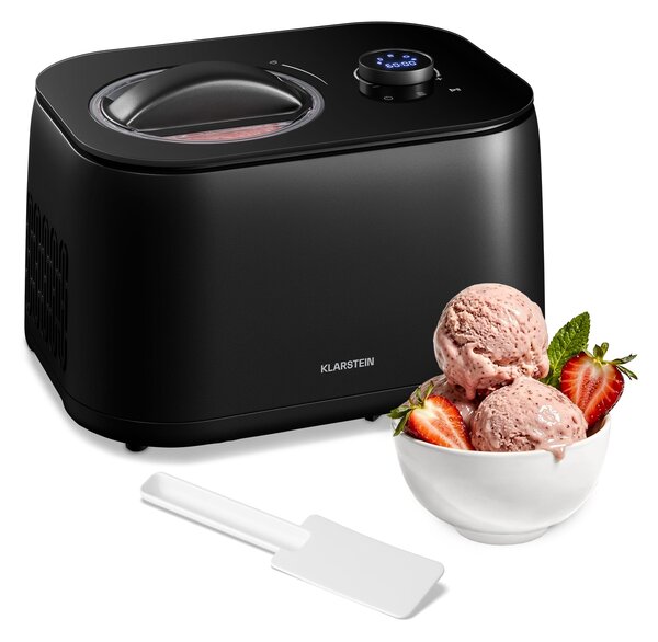 Klarstein FrostFusion aparat za sladoled, slushie in jogurt s kompresorjem in pripomočki | 1 l | 100 W