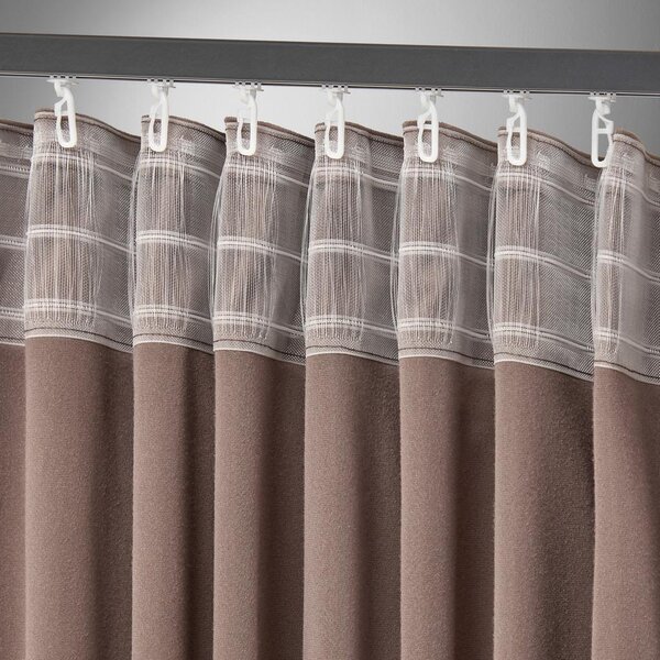 Premium Living Končana Zavesa Viola, Rjava, Ca. 140/245 Cm