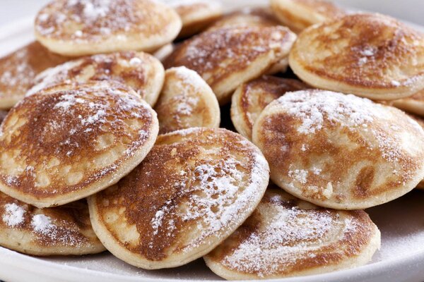 Jeklena ponev za mini palačinke / poffertjes MINERAL B De Buyer