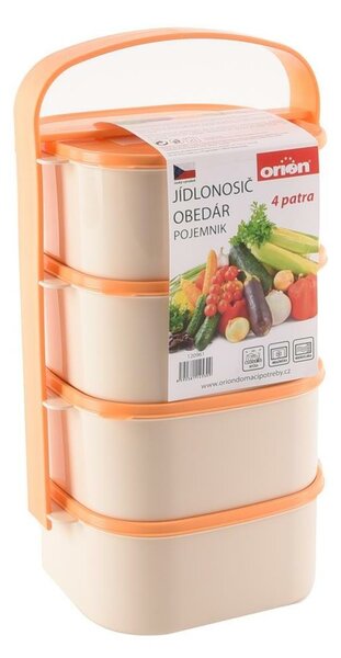 Orion Plastični nosilec hrane Almi 4 x 1,15 l