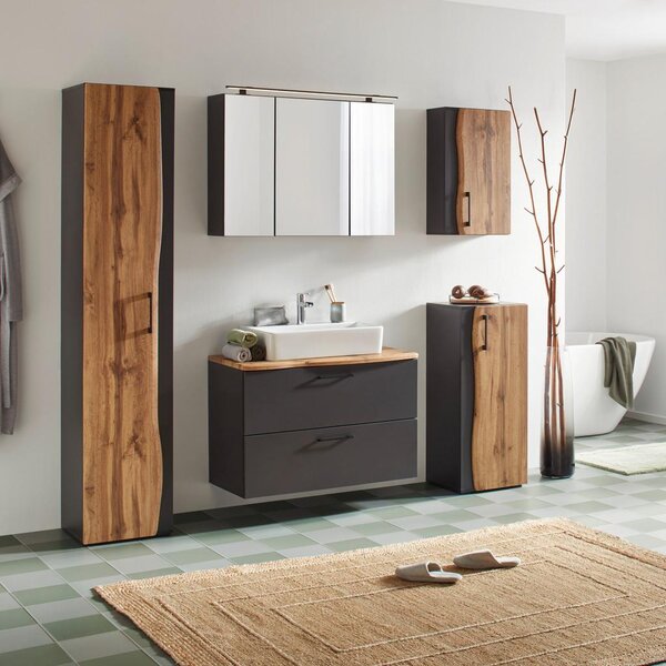 Premium Living Omarica Za Pod Umivalnik Timber, Hrast, Temno Siva