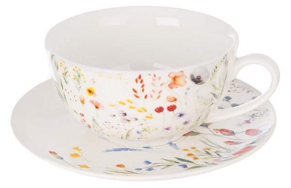 Orion Porcelanski čajni set Poppy, 3 kosi