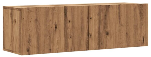 VidaXL Stenska TV omarica artisan hrast 100x30x30 cm inženirski les