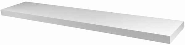 Stenska polica SHELORA 120x23,5 cm, bela