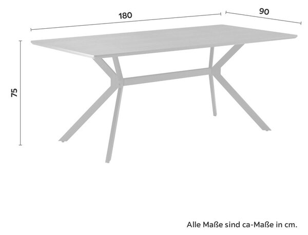 Mömax Jedilna Miza Aragon, Ca. 180 X 90 Cm