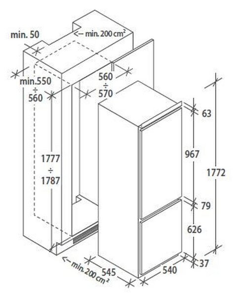 Mömax Kuhinjski Blok Z Aparati Noce Tonale, 360 Cm