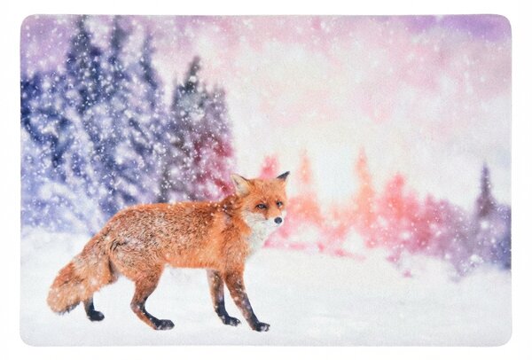 Božična predpražnik WILD IN WHITE 38x58 cm - več različic Različica: Jelen