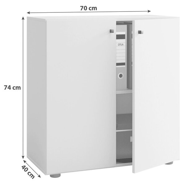 MID.YOU Komoda Vandol Mini, Hrast