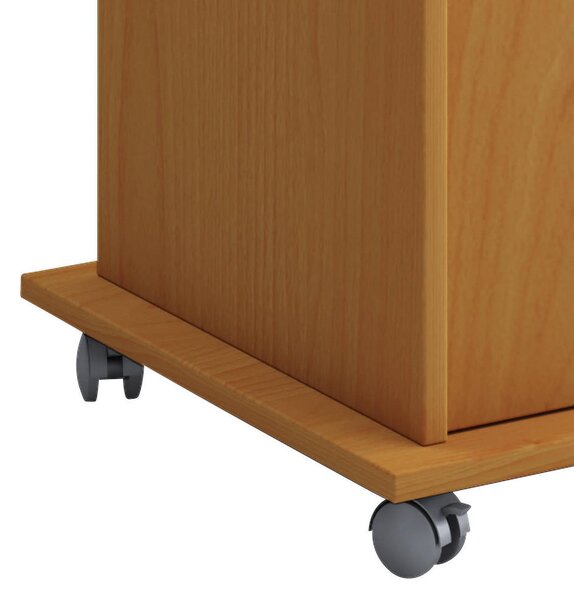 STOJEČA MIZA leseni material barve bukve