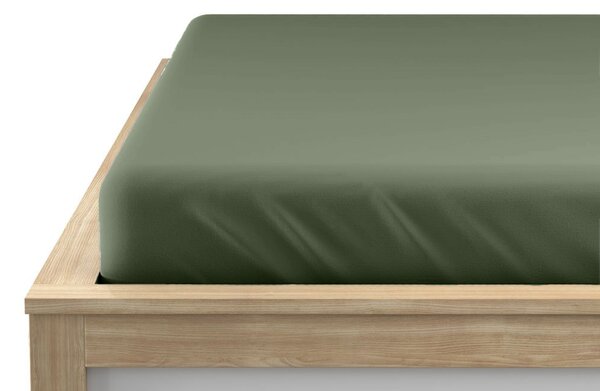 Jersey rjuha EXCLUSIVE temno zelena 90 x 200 cm