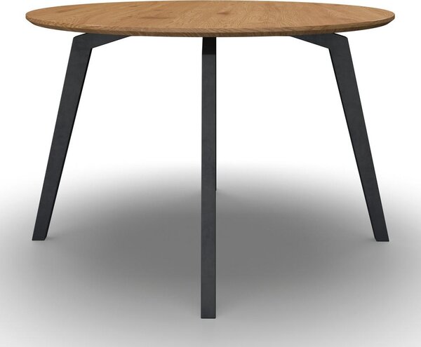 Bessagi Home Jedilna Miza Elian. Ø 120cm, Barva Hrasta
