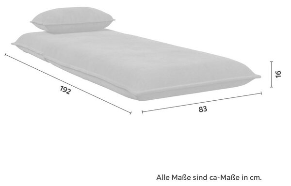 Bessagi Home Fotelj S Funkcijo Ležišča Macy, Temno Siva