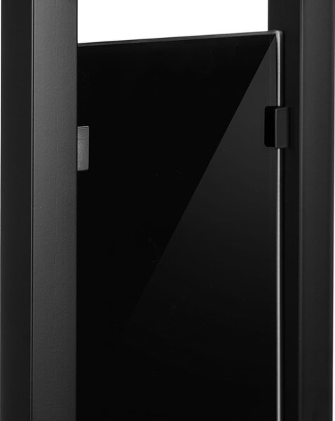 3v1 set inox stekleno stojalo in držalo za WC papir in ščetko