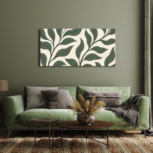 Slika dekorativni botanični motiv listov