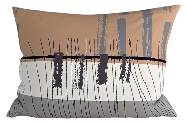 Prevleka za vzglavnik iz polibombaža PINIA POLY 70x90 cm, siva