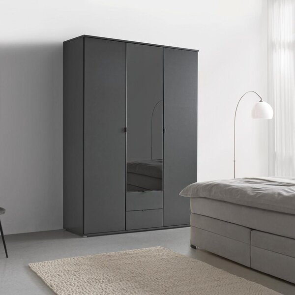 Modern Living Omara S Klasičnimi Vrati Avila, Temno Siva