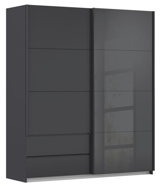 Premium Living Omara Z Drsnimi Vrati Elara, Temno Siva