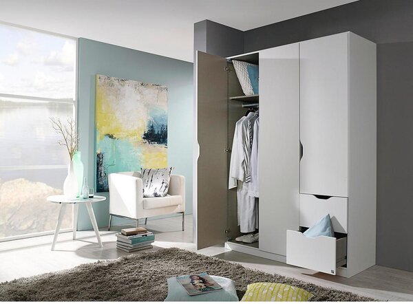 Modern Living Omara S Klasičnimi Vrati Freising, Bela