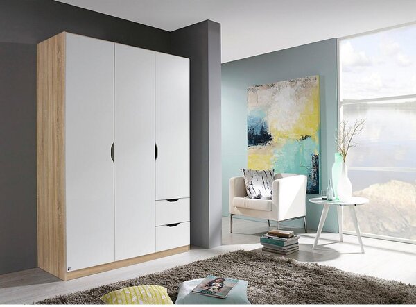 Modern Living Omara S Klasičnimi Vrati Freising, Bela, Barva Hrasta