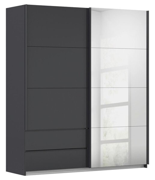 Premium Living Omara Z Drsnimi Vrati Elara, Temno Siva