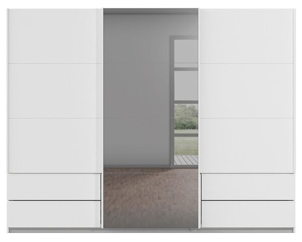 Premium Living Omara Z Drsnimi Vrati Elara, Bela