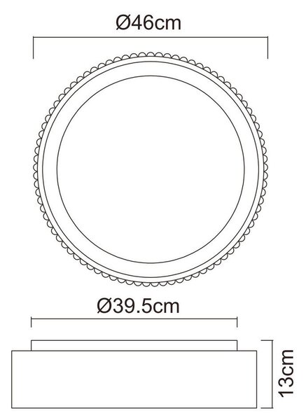 STROPNA LED-SVETILKA KEMP 2700/4000/6000 K 230 V