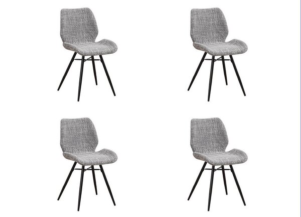 SET STOLOV, tekstil siva