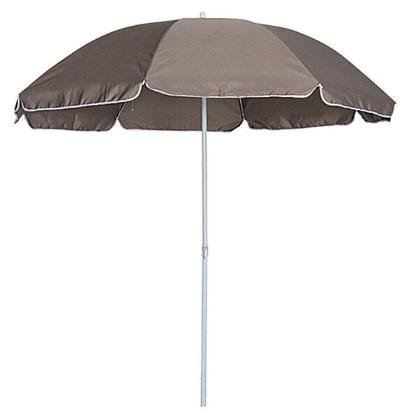 Sunfun Okrogli balkonski senčnik Provence II (Rjave barve, Premer platna: 200 cm)