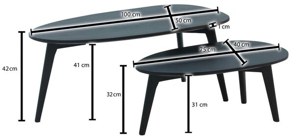 P & B Klubska Miza Wl6.725