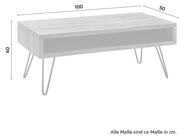 MID.YOU Klubska Miza Couchtisch