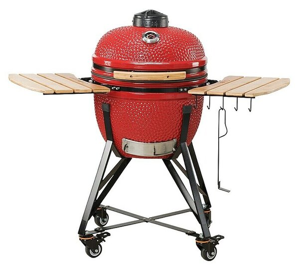 Kamado Bono Žar na oglje Media (Premer površine za peko: 43 cm, Rdeča)