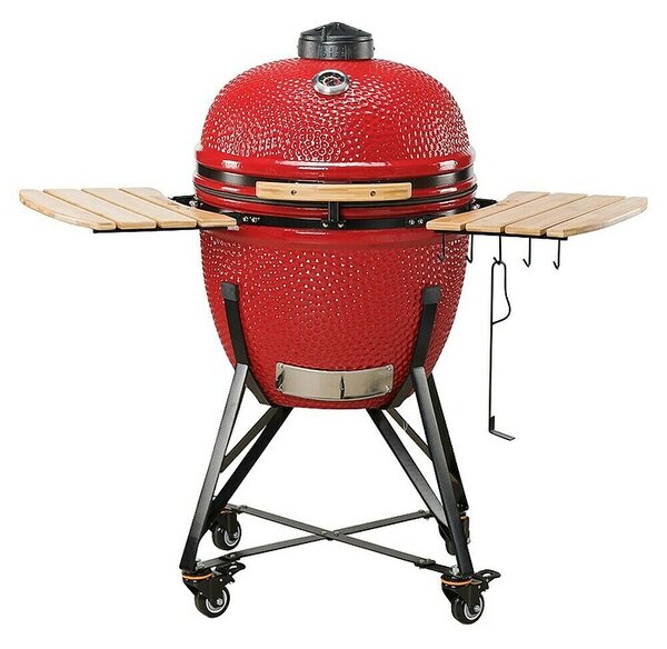 Kamado Bono Žar na oglje Grande (Premer površine za peko: 49 cm, Rdeča)