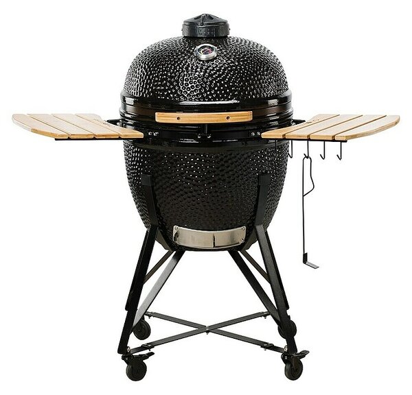 Kamado Bono Žar na oglje Grande (Premer površine za peko: 49 cm, Črna)