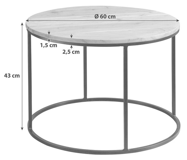 MID.YOU Klubska Miza Couchtisch