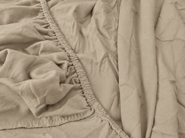 Jersey rjuha EXCLUSIVE cappuccino 90 x 200 cm