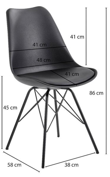 MID.YOU Set Stolov Esszimmerstuhl