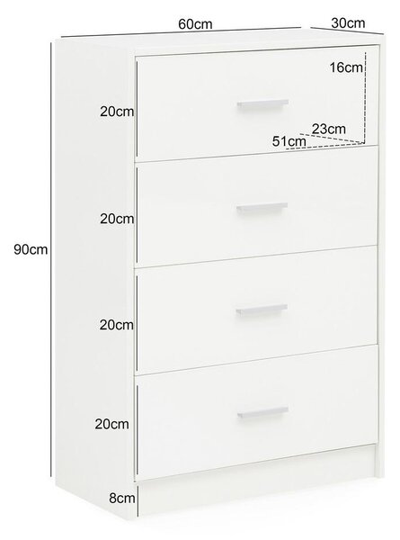 MID.YOU Visoka Komoda Highboard