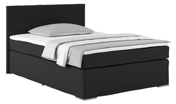 Based Postelja Boxspring Nero -Based-, Črna, 140x200