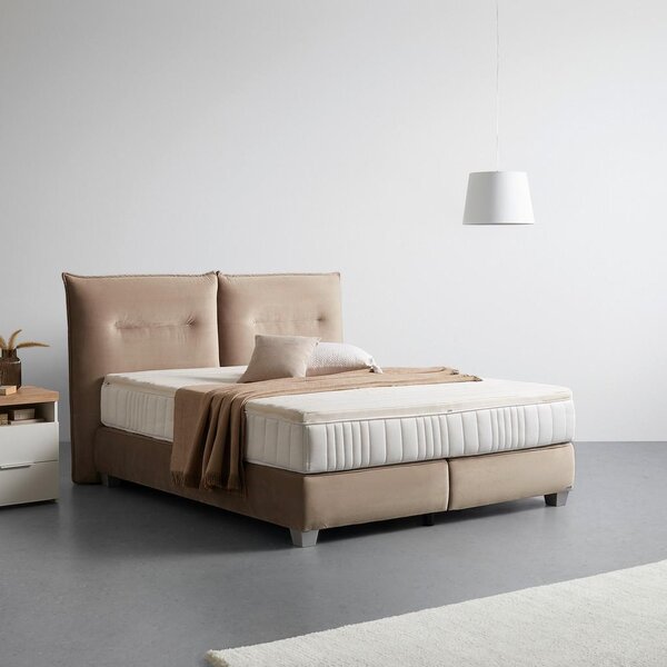 Premium Living Postelja Boxspring Fog, Bež, 180x200