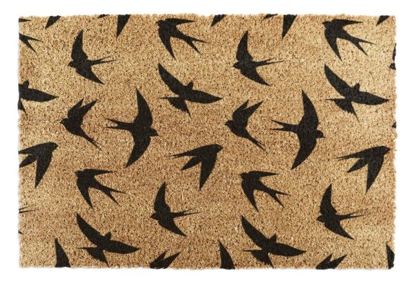 Predpražnik iz kokosovih vlaken 40x60 cm Swallows – Artsy Doormats